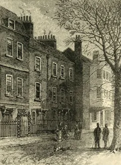 Terraced House Prints: Old Houses in Church Row, c1876. Creator: Unknown