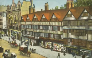 The Old Houses, Holborn, London, c1910. Creator: Unknown The Old Houses, Holborn, London, c1910. Creator: Unknown