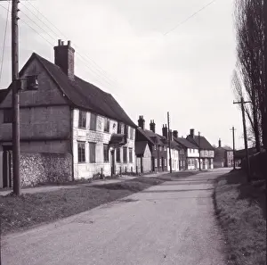 Cottages Prints: Old houses, Newport, Essex, c1955. Creator: Arthur Charles Kirby Ware