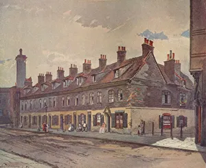 E Beresford Chancellor Prints: Old Houses in Pye Street, Westminster, London, 1883 (1926). Artist: John Crowther