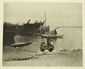 Emerson Peter Henry Gallery: Old Hulks, 1887. Creator: Peter Henry Emerson