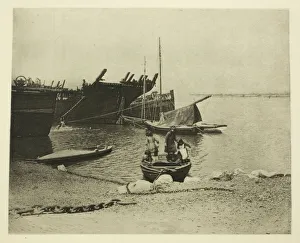 Emerson Peter Henry Gallery: Old Hulks, 1887. Creator: Peter Henry Emerson