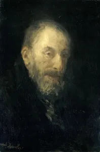 Israels Josef Prints: Old Isaac, 1896. Creator: Jozef Israels