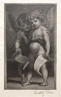 Timothy Cole Prints: Old Italian Masters: Two Child Angels