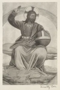Timothy Cole Prints: Old Italian Masters: Christ Enthroned
