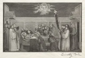 Timothy Cole Prints: Old Italian Masters: Death of St