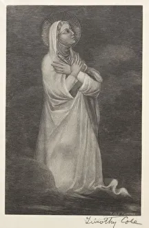 Timothy Cole Prints: Old Italian Masters: Figure of the Virgin