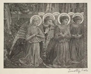 Timothy Cole Prints: Old Italian Masters: Group of Angels