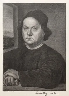 Old Italian Masters: Portrait of Andrea Verrocchio, 1888-1892. Creator: Timothy Cole (American