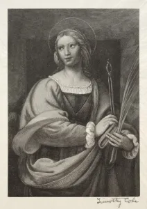 Timothy Cole Prints: Old Italian Masters: St. Apollonia, 1888-1892. Creator: Timothy Cole (American, 1852-1931)