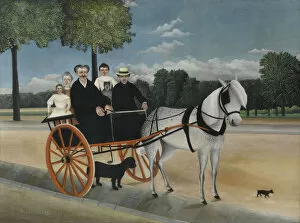 Sledge Driving Gallery: Old Juniers Cart. Artist: Rousseau, Henri Julien Felix (1844-1910)