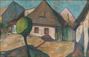 Konstantin Kovari Prints: Old Kosice, c1915. Creator: Konstantin Kovari-Kacmarik