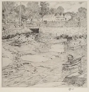 Frederick Childs Hassam Prints: Old Lace, 1915. Creator: Frederick Childe Hassam