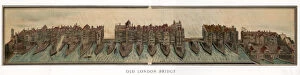 John Richard Green Collection: Old London Bridge, c1600 (1893)