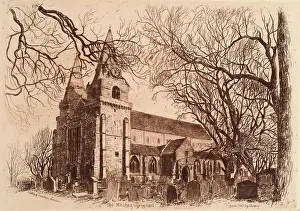 Aberdeen Prints: Old Machar Cathedral, c1900s. Creator: Unknown