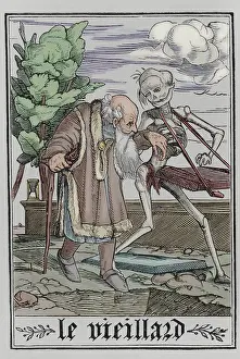 Colourised Prints: The Old Man, 1538, (1877). Creator: Unknown