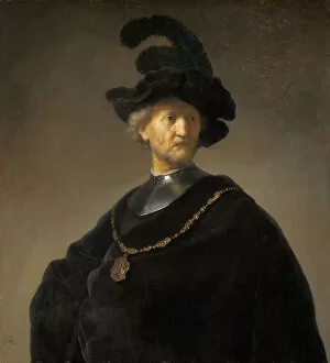 Chain Of Office Gallery: Old Man with a Gold Chain, 1631. Creator: Rembrandt Harmensz van Rijn