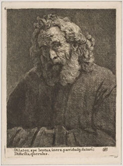 Capt Gallery: Old Man with a Long Beard, 1761. Creator: William Baillie