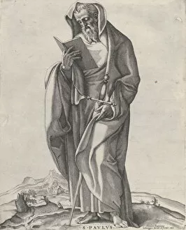 Images Dated 28th September 2020: An Old Man (Saint Paul), 1530-66. 1530-66. Creator: Nicolas Beatrizet