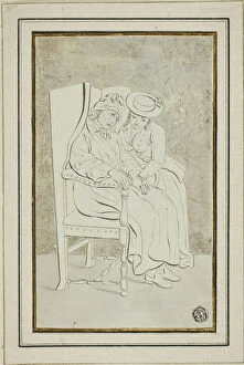Prints And Drawings Collection: Old Man with Young Woman, n. d. Creator: Marquand Fidel Dominikus Wocher