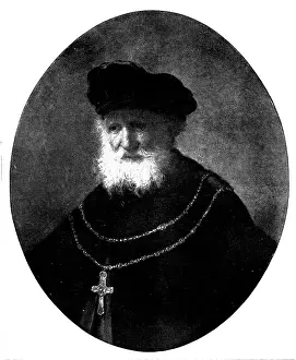 Van Ryn Prints: An old man's portrait - by Rembrandt