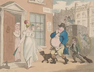 Covent Garden Gallery: An Old Member on his Road to the House of Commons, September 1, 1802. September 1, 1802