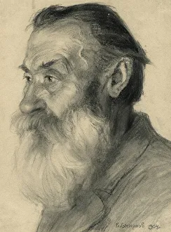 Smirnov Boris Vasilievich Prints: Old Migrant from Ukraine. Irkutsk, 1904. Creator: Boris Vasilievich Smirnov