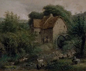 Jf Millet Prints: The Old Mill, 1866/1870. Creator: Jean Francois Millet