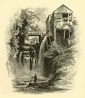 Ravine Collection: Old Mill, Sages Ravine, 1874. Creator: John J. Harley