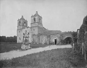 Colonial Portfolio Collection: The Old Mission in San Antonio, 19th century