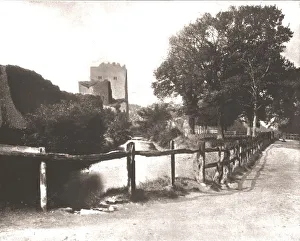 Hampshire Prints: Old Moat, Portchester Castle, Hampshire, 1894. Creator: Unknown