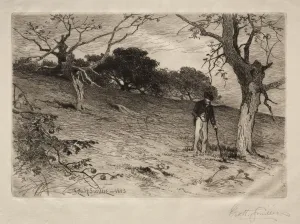 An Old New England Orchard, 1883. Creator: George Henry Smillie (American, 1840-1921)
