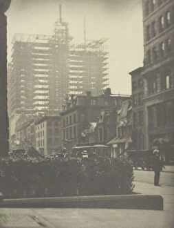Images Dated 21st September 2021: Old and New New York, 1910. Creator: Alfred Stieglitz