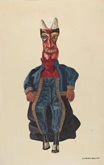 Hooved Prints: Old Nick, the Devil, c. 1936. Creator: Florian Rokita