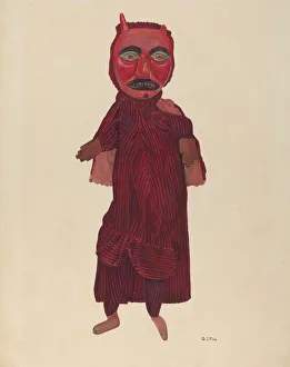 Old Nick, the Devil, c. 1937. Creator: George File