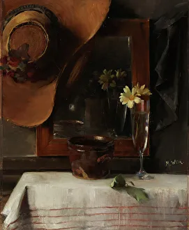 Wineglass Prints: From Old Nooks, Still Life, c1880. Creator: Maria Wiik