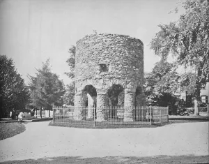 Norse Prints: The Old Norse, Tower, Newport, R. I. c1897. Creator: Unknown
