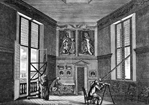 The old observing-room, Greenwich, late 17th century (1893)