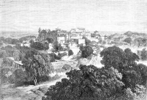 The Old Palace at Bhurtpore, India, 1870. Creator: Unknown