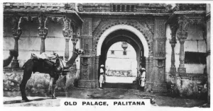 Indian Empire Prints: Old Palace, Palitana, India, c1925