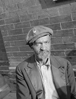 An old peanut vendor on Seaton Road, Washington, D. C. 1942. Creator: Gordon Parks