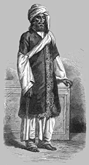 Old Peasant of Kumaon; Black Bear Shooting in the Himalayas, 1875. Creator: Unknown