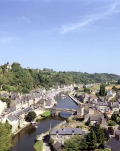 Cotes Darmor Prints: The Old Port, Dinan, Brittany, France