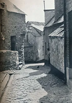 Cobbled Prints: An old portion of St Ives, Cornwall, scheduled as a slum clearance area, 1935