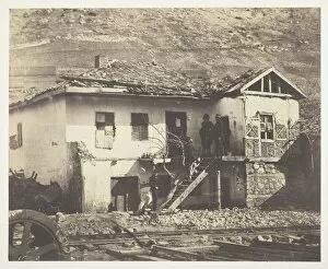 Crimean War Gallery: The Old Post Office, Balaklava, 1855. Creator: Roger Fenton