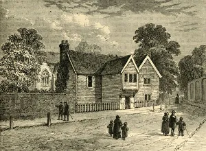 East London Prints: The Old Rectory, Stoke Newington, in 1858, (c1876). Creator: Unknown