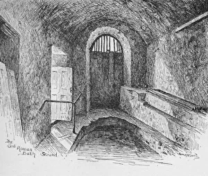 Ward Downey Prints: The Old Roman Bath Stand, 1890. Artist: Hume Nisbet