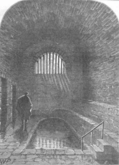Strand Lane Prints: Old Roman Bath, Strand Lane, 1897