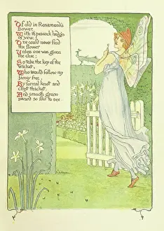 Arts Crafts Movement Prints: Of old in Rosamond's Bower