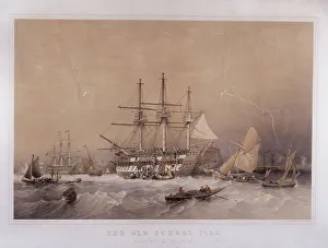 Andrews Gallery: The Old School, 1755: Eight months to India, 1855. Artist: Robert Carrick
